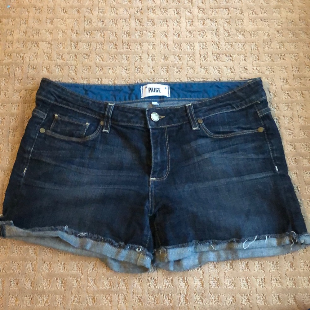 Paige Jess Shorts dark wash